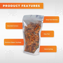 Load image into Gallery viewer, Stand Up Pouch 6" x 9.5" x 3.25" | Clear Front/Black Foil Back 1,000pcs