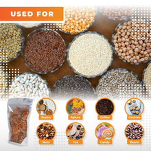 Load image into Gallery viewer, Stand Up Pouch 6" x 9.5" x 3.25" | Clear Front/Black Foil Back 1,000pcs