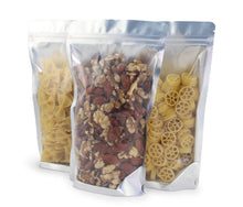 Load image into Gallery viewer, Stand Up Pouch 6" x 9.5" x 3.25" | Clear Front/Silver Foil Back 1,000pcs