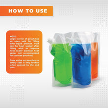 Load image into Gallery viewer, Spouted Stand Up Pouch 5.5" x 9" x 3" | Clear 500pcs