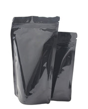 Load image into Gallery viewer, Stand Up Pouch 5" x 8" x 3" | All Black Foil 1,000pcs