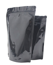 Load image into Gallery viewer, Stand Up Pouch 6" x 9.5" x 3.25" | All Black Foil 1,000pcs