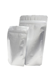 Load image into Gallery viewer, Stand Up Pouch 4" x 6.5" x 2.5" | All Silver Foil 1,000pcs