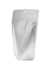 Load image into Gallery viewer, Stand Up Pouch 5&quot; x 8&quot; x 3&quot; | All Silver with Hang Hole 1,000pcs
