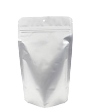 Load image into Gallery viewer, Stand Up Pouch 5" x 8" x 3" | All Silver with Hang Hole 1,000pcs