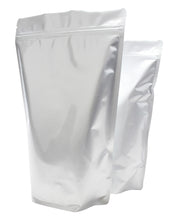 Load image into Gallery viewer, Stand Up Pouch 7" x 11" x 3.5" | All Silver Foil 1,000pcs