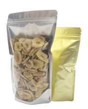 Load image into Gallery viewer, Stand Up Pouch 6" x 9.5" x 3.25" | Clear Front/Gold Foil Back 1,000pcs