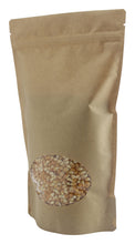 Load image into Gallery viewer, Stand Up Pouch Kraft 1lb - 6.75" x 11.5" x 4" with Window 1,000pcs